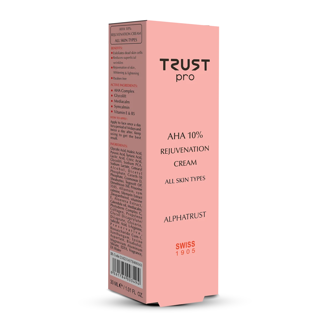 کرم لایه‌بردار آلفاتراست حاوی 10% AHA